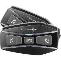 Interphone Cellularline U-COM 16, dubbele set, 1600 meter, A2DP, AVRCP, zwart, waterdicht, IP67, 8 uur batterijduur