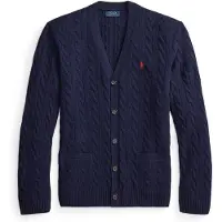 Ralph Lauren Gebreid vest navy