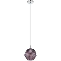 Eglo Hanglamp Meliciano, dimbaar, paars / roze / rose, Woon-/ Eetkamer, Glas, hanglamp