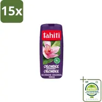 Tahiti 15 x – Douchegel – Orchidee - 315 ml - Grootverpakking - Douchegel Orchidee - Orchidee Geur - Douchegel Voor Huidverzorging - Bloemige Douchegel - Zachte Douchegel