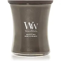 Woodwick - Precious Metals - Melanite Mist - Medium Geurkaars - Antraciet