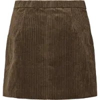 Pieces Pcaudre Corduroy Minirok Dames Bruin S
