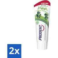 Prodent 2 x – Tandpasta Glazuurbeschermer – Kids 6+ – 75 ml - Glazuurbeschermende Tandpasta - Kindertandpasta - Gaatjespreventie - Fluoride - Wisselgebit