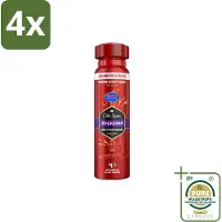 Old Spice – Deospray – Rockstar – 150 ml - Voordeelverpakking - 4 stuks - Frisheid - Lichaamsgeur