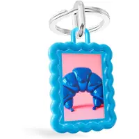 Metalmorphose Sleutelhanger Wave Photo Frame Blue – Blauwe Fotolijst Sleutelhanger – Cadeau