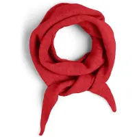 Pieces Sjaal 'KOMMA' rood