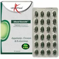 Lucovitaal 2x Appelazijn, Chroom & B vitamines Ideaal Gewicht 48 capsules
