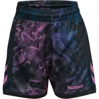 Hummel Sportbroek blauw / lila / pink / zwart