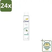 Dove – Deodorant Spray – Fresh Care – 200 ml - Voordeelverpakking - 24 stuks - Geurvermindering - Fris