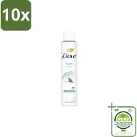 Dove 10 x – Deodorant Spray – Fresh Care – 200 ml - Grootverpakking - Anti-transpirant Spray - Zweetvermindering - Geurvermindering - Fris - Geur