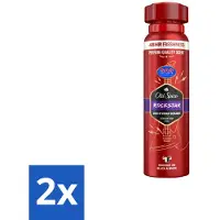 Old Spice 2 x – Deospray – Rockstar – 150 ml - Rockstar - Deodorant Spray - Frisheid - Lichaamsgeur - Energie