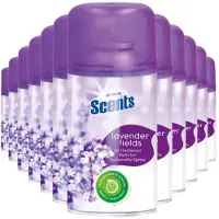At Home 12x Automatische Spray Navulling Lavendel 250 Ml