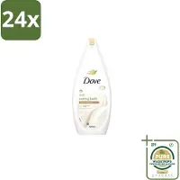 Dove – Badcrème – Soft – 720 ml - Voordeelverpakking - 24 stuks - Zijdezachte huid - Glycerine