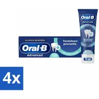 Oral-B 4 x - Professional – Tandpasta – Tandsteencontrole – Reinigingskristallen – 75 ml - Tandpasta - Tandsteen - Reinigingskristallen - Fluoridetandpasta - Tandplak