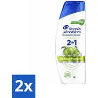 Head & shoulders 2 x – 2-in-1 – Apple Fresh – 300 ml - Anti-roos Shampoo - 2-in-1 Shampoo - Apple Fresh Shampoo - Shampoo Tegen Roos - Verfrissende Shampoo
