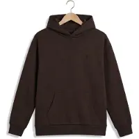 Lyle & Scott Jongens Truien & Vesten Heavy Weight Drop Shoulder Hoodie - Bruin - Maat 128/134