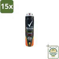 Rexona 15 x – Deodorant Spray – Champions – 150 ml - Grootverpakking - Deodorant Spray - Sportieve Geur - Zweetbestendig - Frisheid - Mannen Deodorant