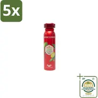 Old Spice 5 x – Deospray – Citron – 150 ml - Grootverpakking - Citroen Deodorant - Citroen Geur - Citroen Deospray - Citroen Geur Spray - Citroen Geur Voor Mannen