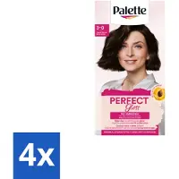 Schwarzkopf 4 x Poly Palette – Haarverf – 3-0 Zwartbruin – 115 ml - Haarkleuring - Gloss - Zwart Bruin - Ammoniakvrij - Haarverf