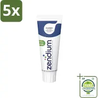 Zendium 5 x Tandpasta Classic 75 ml - Grootverpakking - Tandpasta - Natuurlijke Enzymen - Gezond Microbioom - Fluoride - Gaatjes