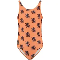 Son Of A Beach - Oranje Leeuw Meisjes Badpak - maat 74-80 - Oranje
