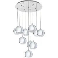Eglo Led Hanglamp Conessa Vide 10-lichts grijs
