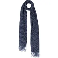 Liu Jo Dames Sjaals Logo - Scarf/shawl - Donkerblauw - Maat ONESIZE