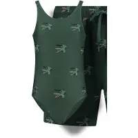 Son Of A Beach - Croc Green Meisjes Badpak - maat 74-80 - Groen