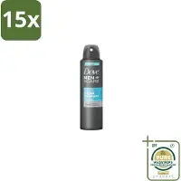 Dove 15 x Men+Care – Deodorant Spray – Clean Comfort – 200 ml - Grootverpakking - Anti-transpirant Spray - Okselgeur - Frisse Geur - Schone Geur - Okselverzorging