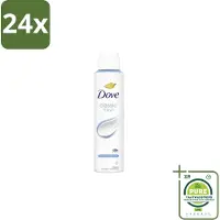 Dove – Deodorant Spray – Classic Fresh – 200 ml - Voordeelverpakking - 24 stuks - Anti-transpirant spray - Oksel verzorging