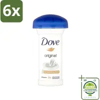 Dove - Deodorant - Roll-on - Original - Frisse geur en bescherming - 50 ml - Voordeelverpakking - 6 stuks - Deodorant Stick - Anti-Transpirant
