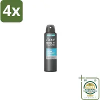 Dove Men+Care – Deodorant Spray – Clean Comfort – 200 ml - Voordeelverpakking - 4 stuks - Frisse geur - Schone geur