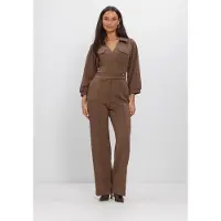 Aaiko Dames Jumpsuits Vion Vis 147 - Bruin - Maat S
