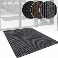 ANRO Deurmat Mischa Grijs 150x90cm – Schoonloopmat Antislip Rubber