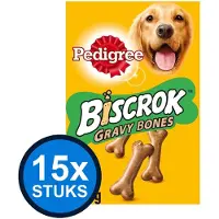 Pedigree 15x - Biscrok Gravy Bones - Hondensnacks - 400 g