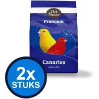Deli Nature 2x - Premium kanaries 4kg - Vogelvoer - 4 kg