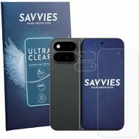 Savvies - Screenprotector voor Google Pixel 11 Pro Fold (Voor+Camera) - Folie Beschermfolie transparant 18 Stuks