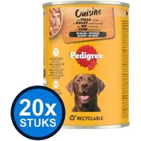 Pedigree 20x - Adult Kip in Saus - Hondenvoer Natvoer - 400 g