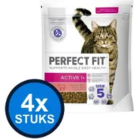 Perfect Fit 4x - droog adult active rund 1,4kg - Kattenvoer - 1.4 kg