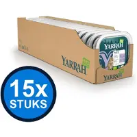 Yarrah 15x cat bio alu grainfree paté kip&kalkoen 100gr
