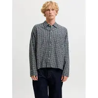 Jack & jones Wide Fit Geruit Overhemd