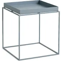 HAY Tray Table medium bijzettafel Pigeon blue, 40x40x44 cm