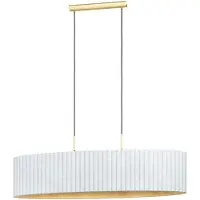Eglo Eetkamer hanglamp Tamaresco wit met goud