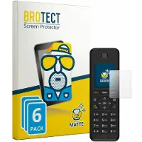 BROTECT - Screenprotector voor Fritz!Fon M3 - Folie Beschermfolie matte 6 Stuks