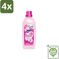 At Home - Wash - Wasverzachter - Pink Secrets - 20 Wasbeurten - Voordeelverpakking - 4 stuks - Wasverzachter - Wasverzachter pink secrets