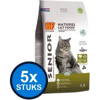 BF Petfood 5x Biofood - Premium senior ageing 1,5kg - Kattenvoer - 1.5 kg