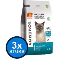 BF Petfood 3x Biofood - Premium control urinary/sterilised 1,5kg - Kattenvoer - 1.5 kg