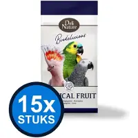 Deli Nature 15x - Birdelicious tropical fruit 750gr - Vogelvoer - 750 g