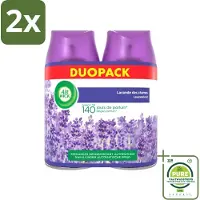 Air Wick Freshmatic - Luchtverfrisser Navulling - Pure Fresh Lavendel - Bundel - 2x250ml - Voordeelverpakking - 2 stuks - Luchtverfrisser - Lavendelgeur