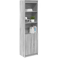 vidaXL Highboard 50x35x180 cm spaanplaat grijs Sonoma